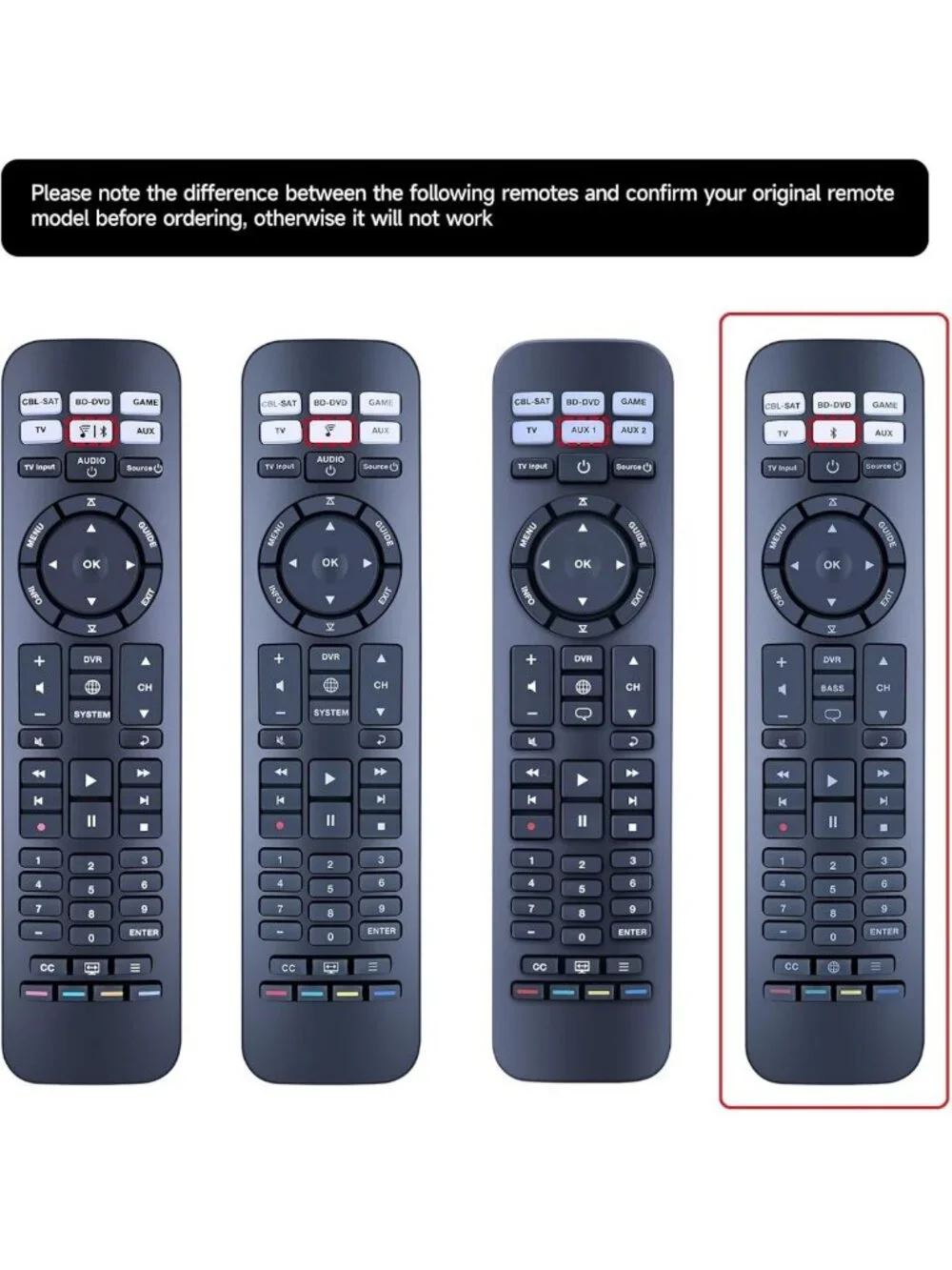 Universal Remote Control for Bose Sound Systems - Compatible with Cinemate